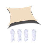 Outdoor Garden Sunshade Sail Waterproof Anti-UV Canopy, Size: 4m x 5m, 4m x 5m