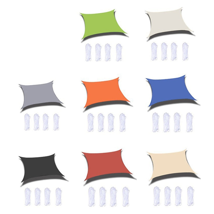 Outdoor Garden Sunshade Sail Waterproof Anti-UV Canopy, Size: 3m x 3m, 3m x 3m