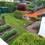 Outdoor Garden Sunshade Sail Waterproof Anti-UV Canopy, Size: 3m x 3m, 3m x 3m