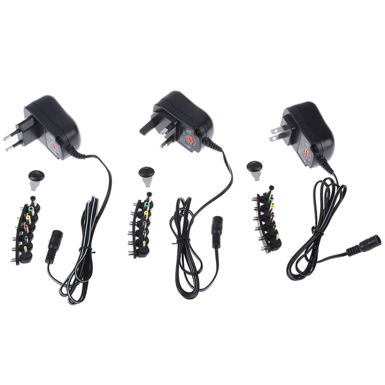 C5 3-12V 12W Adjustable Voltage Regulated Switch Power Supply Power Adapter Multifunction Charger With DC Tips, US Plug, UK Plug, EU Plug