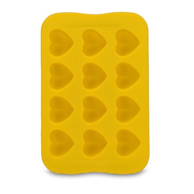 Silicone Chocolate Mold Tray Creative Geometry Shaped Ice Cube Cake decoration Mold, Round, Square, Heart, Star
