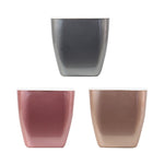 Imitation Metal Colorful Water Storage Plastic Flowerpot, G109 Medium Pot, G105 Small Pot
