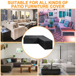 Outdoor Garden Furniture Corner Sofa Cover Dustproof Table Cover, 215x215x87cm, 200x270x82cm, 286x222x82cm, 300x300x98cm, 155x95x68, 210x270x85cm