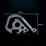Outdoor EDC Gadget Emergency Tool Multifunction Key Clip, EDC Emergency Tool