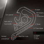 Outdoor EDC Gadget Emergency Tool Multifunction Key Clip, EDC Emergency Tool