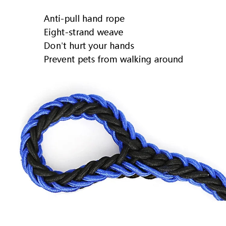 Dog Leash Braided Belt Pet Explosion-Proof Leash, Size:, M, L, XL