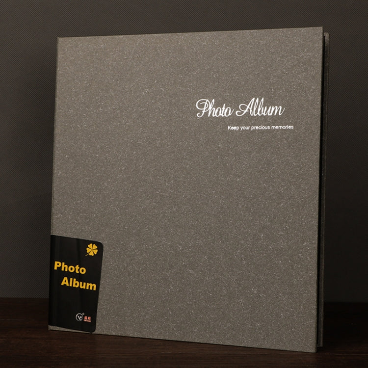12 inch Suede Handmade DIY Pasted Film Photo Album, Black Gilt, Red Dust Family, Persian Blue, Premium Grey Coffee, Golden Year