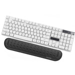 Baona Silicone Memory Cotton Wrist Pad Massage Hole Keyboard Mouse Pad, Style:, Mouse Pad (Blue), Mouse Pad (Gray), Mouse Pad (Pink), Medium Keyboard Rest (Blue), Medium Keyboard Rest (Gray), Medium Keyboard Rest (Black), Large Keyboard Rest (Blue)