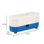 3 in 1 Glasses Cleaning Machine Small Contact Lens Glasses Jewelry Watch Cleaner, Pink, Blue