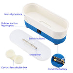 3 in 1 Glasses Cleaning Machine Small Contact Lens Glasses Jewelry Watch Cleaner, Pink, Blue