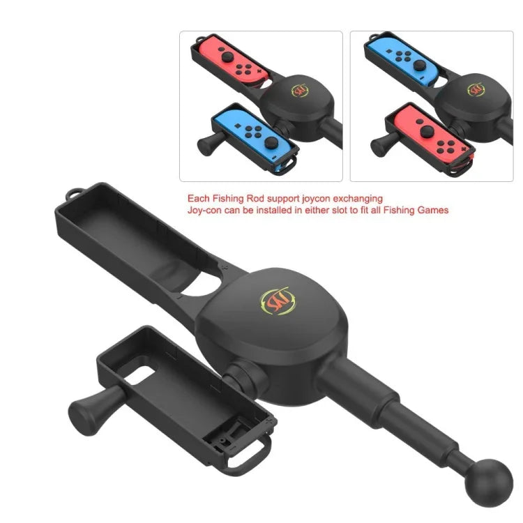 JYS NS192 Fishing Rod Game Handle Accessories For Nintendo Switch, NS192