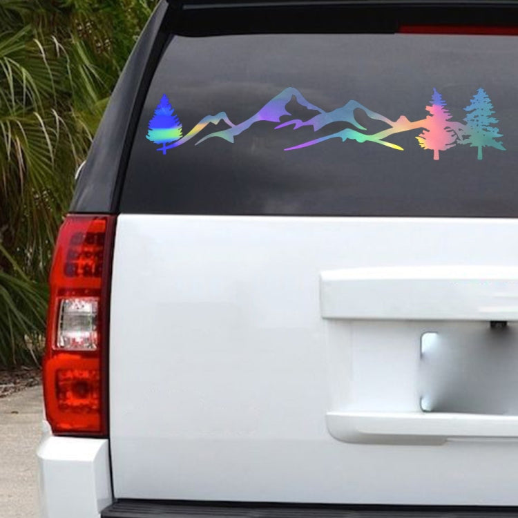 2 PCS D-791 Mountain Forest Car Sticker SUV Off-Road Vehicle Body Sticker Rear Windshield Car Sticker