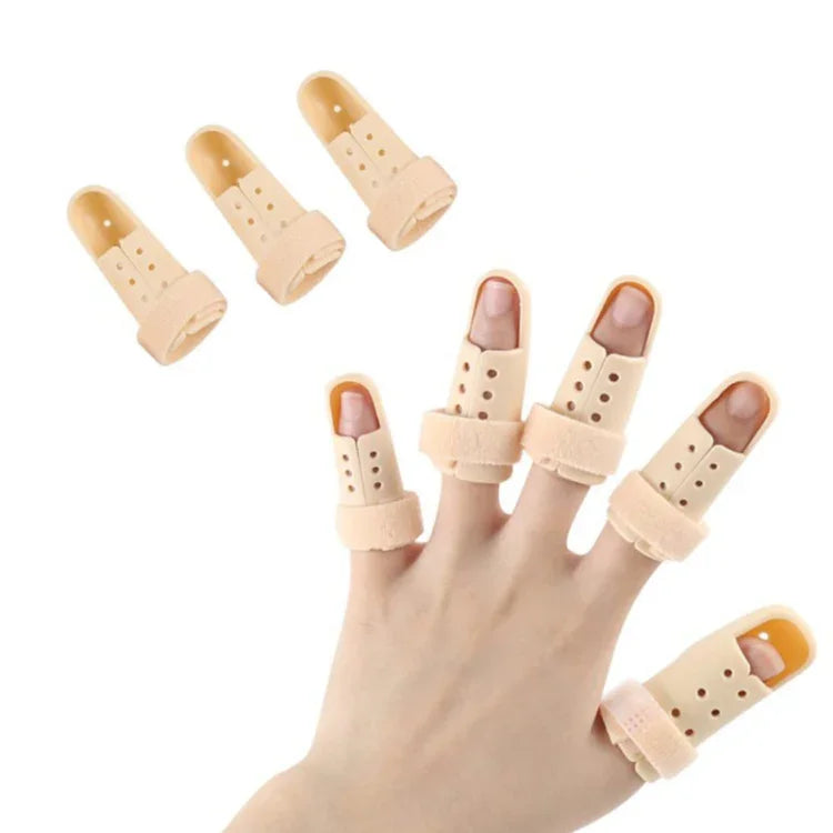 4 PCS Finger Splint Brace Adjustable Finger Support Protector For Fingers Arthritis Joint Finger Injury, No. 0: 38-42mm, No. 1: 42-48mm, No. 2: 48-52mm, No. 3: 52-55mm, No. 4: 55-60mm, No. 5: 60-65mm