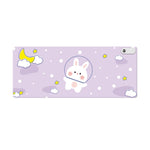 Intelligent Digital Display Timing Heating Mouse Pad Office Desktop Electric Heating Mat, CN Plug, Rabbit 80x33cm, Black 80x33cm, Grey 60x36cm