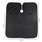 Fashion Shawl For Hair Salon With Hair Dye And Haircut, Black, White