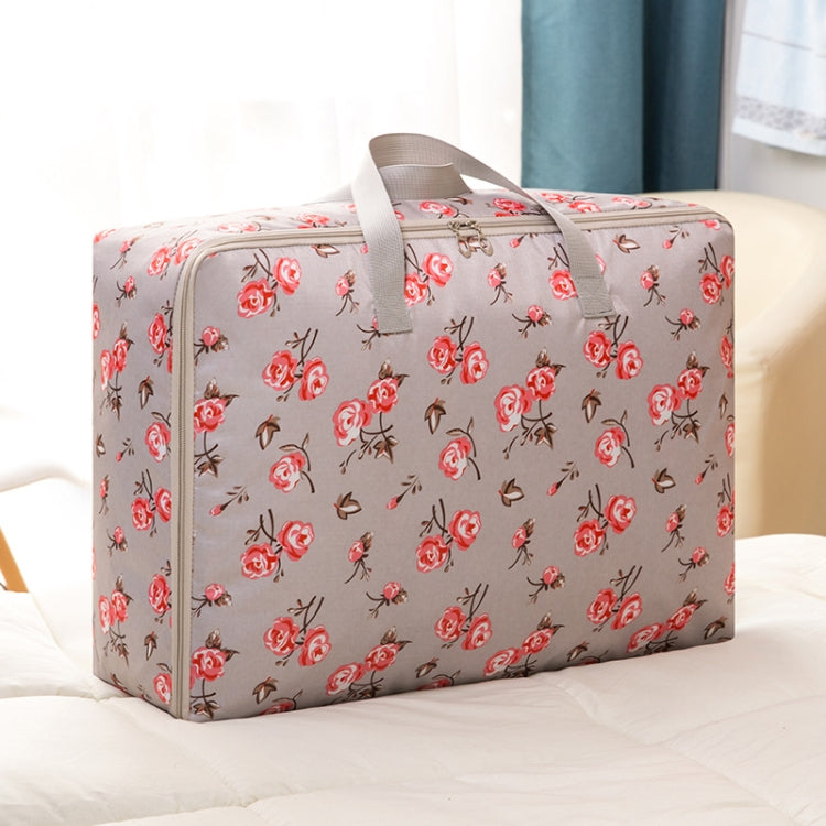 Oxford Cloth Quilt Moisture-Proof & Waterproof Storage Bag Zipper Portable Moving Luggage Bag, 55x33x20cm, 58x38x22cm, 60x50x25cm