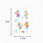 20 PCS Waterproof Anti-Sweat Children Cute Cartoon Animal Tattoo Stickers, EC-581, EC-582, EC-583, EC-584, EC-585, EC-590, EC-531, EC-591, EC-592, EC-593, EC-594, EC-614, EC-615, EC-617, EC-618
