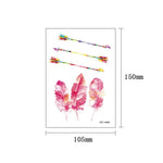 40 PCS Waterproof Small Fresh Tattoo Stickers, RC-445, RC-446, RC-447, RC-448, RC-449, RC-451, RC-452, RC-453, RC-454, RC-455, RC-456, RC-457