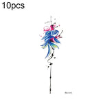 10pcs Waterproof Small Fresh Water Transfer Color Tattoo Stickers, RC-501, RC-502, RC-503, RC-504, RC-505, RC-506, RC-507, RC-508, RC-509, RC-510, RC-511, RC-512, RC-513, RC-514, RC-515, RC-516