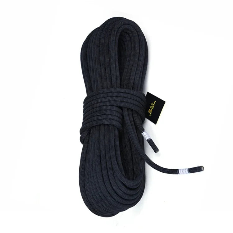 XINDA XD-S9801 Static Rope Outdoor Climbing Rope Speed Down High-Altitude Homework Safety Rope, Length: 2m, Diameter:, 9mm (Black), 9mm (Orange), 9mm (Red Gray), 10mm (Black), 10mm (Orange), 10mm (Red Gray), 10.5mm (Blue), 10.5mm (Black), 10.5mm (Orang...