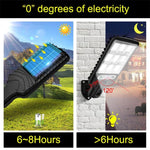 616 Solar Street Light LED Human Body Induction Garden Light, Spec:, 28 SMD No Remote Control, 60 SMD No Remote Control, 117 COB No Remote Control, 108 COB No Remote Control, 72 SMD No Remote Control, 60 SMD With Remote Control                         ...