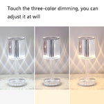 USB Charging Touch Diamond Crystal Table Lamp, USB Charging(RGB with Remote Control 16 Color)