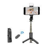 Mini Selfie Stick Integrated Multifunctional Bluetooth Selfie, Specification:, Q10S 70cm With Fill Light, Q11 74CM Without Fill Light, Q10 68CM Without Fill Light