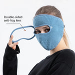 2 PCS XBG-9123 Pellets Riding Windproof HD Goggles Anti-Fog Mask