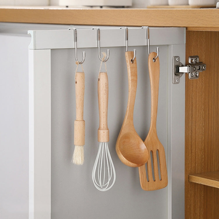 5pcs /Pack  S-Shaped Double Hook Stainless Steel Coat And Drawer Door Rear Hook, S-Shaped Double Hook