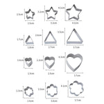 Stainless Steel Biscuit Mold, 30 PCS / Set, 27 PCS / Set