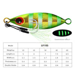 PROBEROS LF105 Sea Fishing Metal Road Bait, 10g, 20g, 30g, 40g, 60g