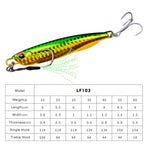 PROBEROS LF103 Simulation Metal Sea Fishing Bait, 60g