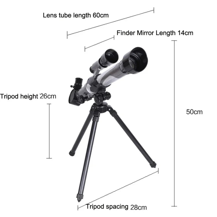 C2130 20X-40X HD Astronomical Telescope With Multi-Eyepiece, C2130