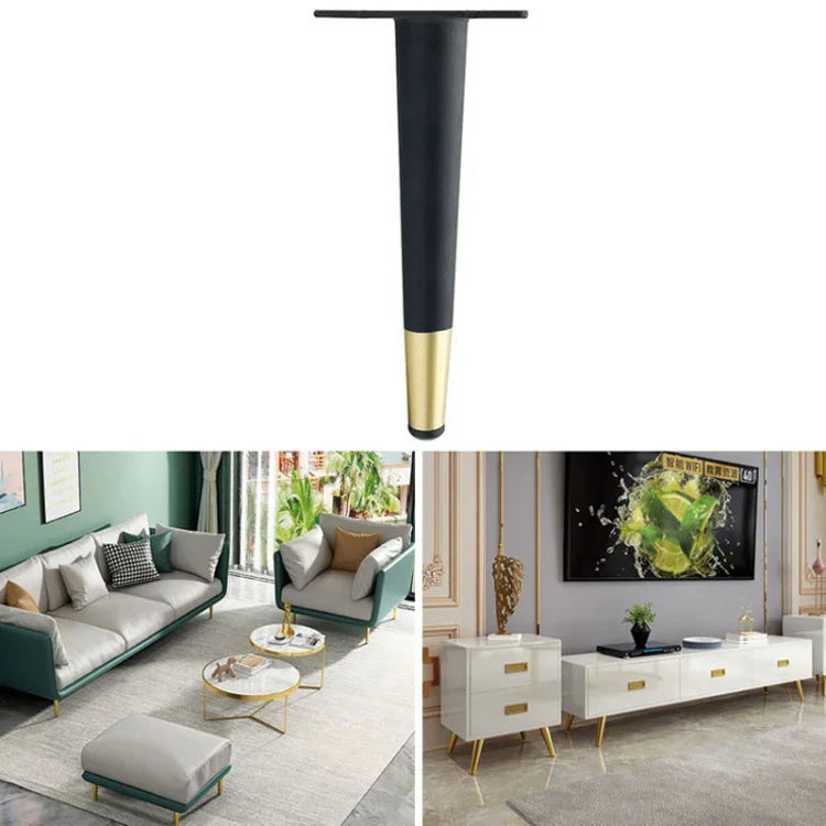 LH-ZT-0001 Cone Round Tube Furniture Support Legs, Style:, Straight Cone Height 10cm, Straight Cone Height 12cm, Straight Cone Height 15cm, Straight Cone Height 17cm, Straight Cone Height 20cm, Straight Cone Height 25cm, Straight Cone Height 30cm
