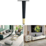 LH-ZT-0001 Cone Round Tube Furniture Support Legs, Style:, Straight Cone Height 10cm, Straight Cone Height 12cm, Straight Cone Height 15cm, Straight Cone Height 17cm, Straight Cone Height 20cm, Straight Cone Height 25cm, Straight Cone Height 30cm