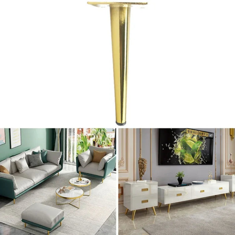 LH-ZT-0001 Cone Round Tube Furniture Support Legs, Style:, Straight Cone Height 10cm, Straight Cone Height 12cm, Straight Cone Height 15cm, Straight Cone Height 17cm, Straight Cone Height 20cm, Straight Cone Height 25cm, Straight Cone Height 30cm