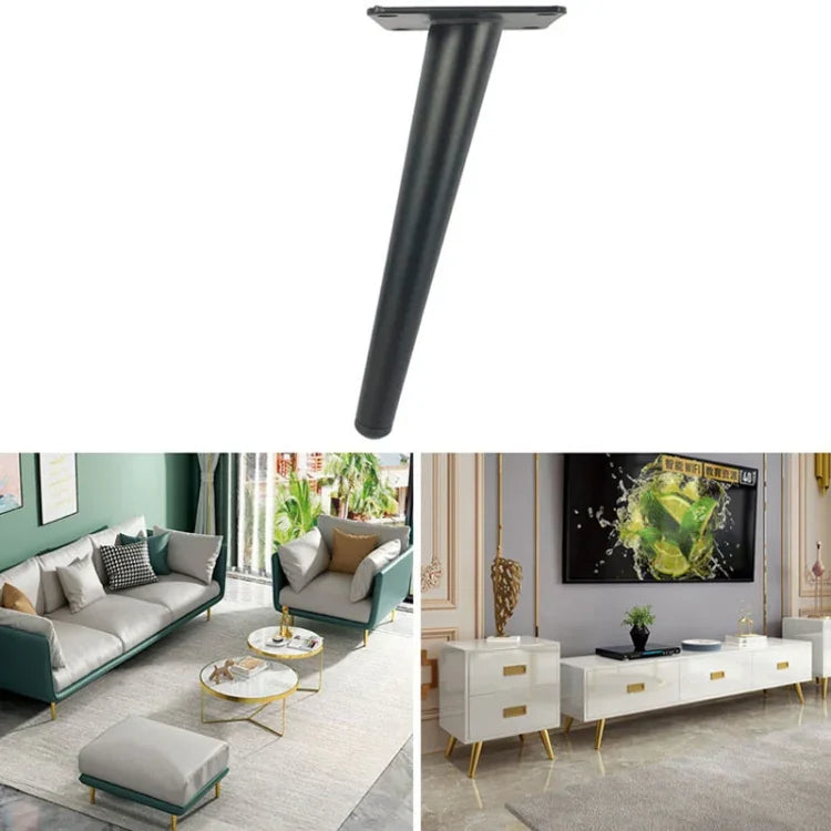 LH-ZT-0001 Cone Round Tube Furniture Support Legs, Style:, Straight Cone Height 10cm, Straight Cone Height 12cm, Straight Cone Height 15cm, Straight Cone Height 17cm, Straight Cone Height 20cm, Straight Cone Height 25cm, Straight Cone Height 30cm