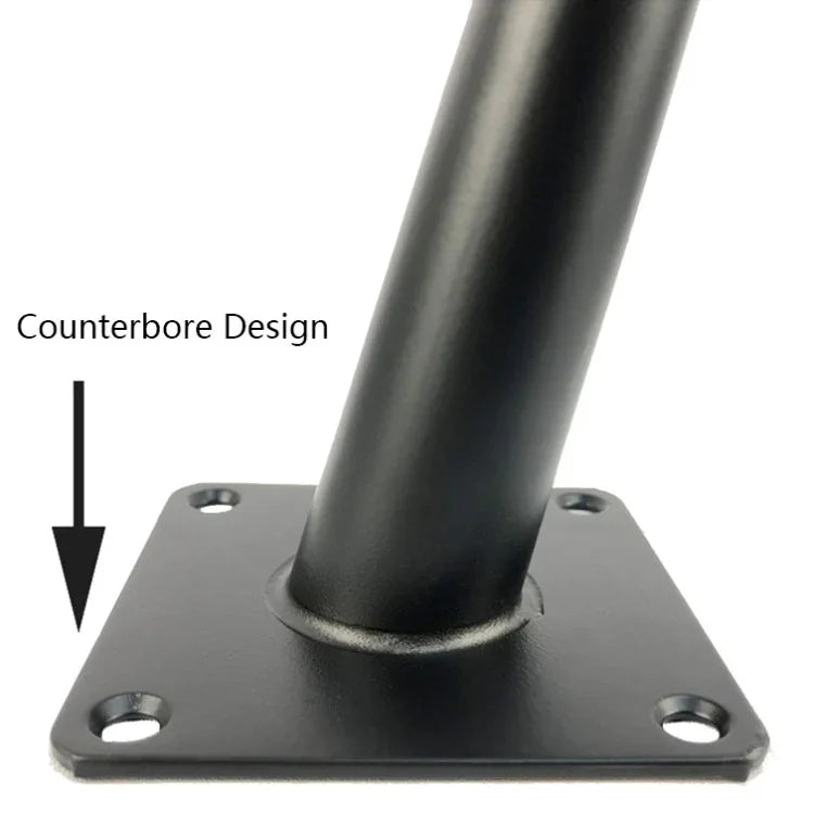 LH-ZT-0001 Cone Round Tube Furniture Support Legs, Style:, Oblique Cone Height 25cm, Oblique Cone Height 30cm, Oblique Cone Height 35cm, Oblique Cone Height 38cm, Oblique Cone Height 40cm, Oblique Cone Height 43cm, Oblique Cone Height 45cm