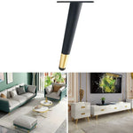 LH-ZT-0001 Cone Round Tube Furniture Support Legs, Style:, Oblique Cone Height 25cm, Oblique Cone Height 30cm, Oblique Cone Height 35cm, Oblique Cone Height 38cm, Oblique Cone Height 40cm, Oblique Cone Height 43cm, Oblique Cone Height 45cm