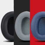 2pcs Sponge Earpad For SONY WH-XB900N Headset, Protein Skin-Gray, For SONY WH-XB900N (Protein Black)