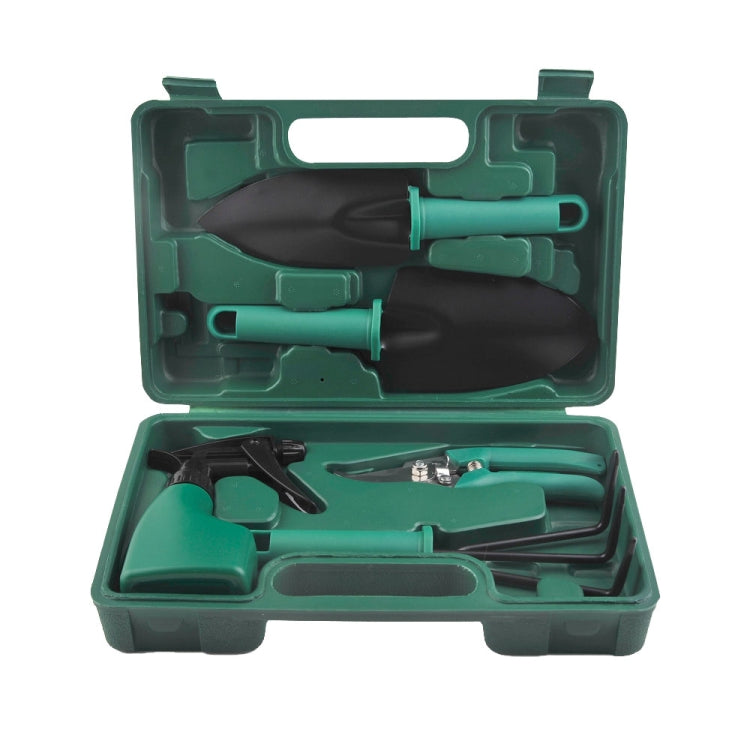 YL025 Potted Gardening Tool Set, 10 PCS / Set (Purple ), 10 PCS / Set (Green), 5 PCS / Set (Purple), 5 PCS / Set (Green)