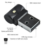 2 PCS Car USB Atmosphere Light LED Decorated Lighting Light, Colorful Adjustable
