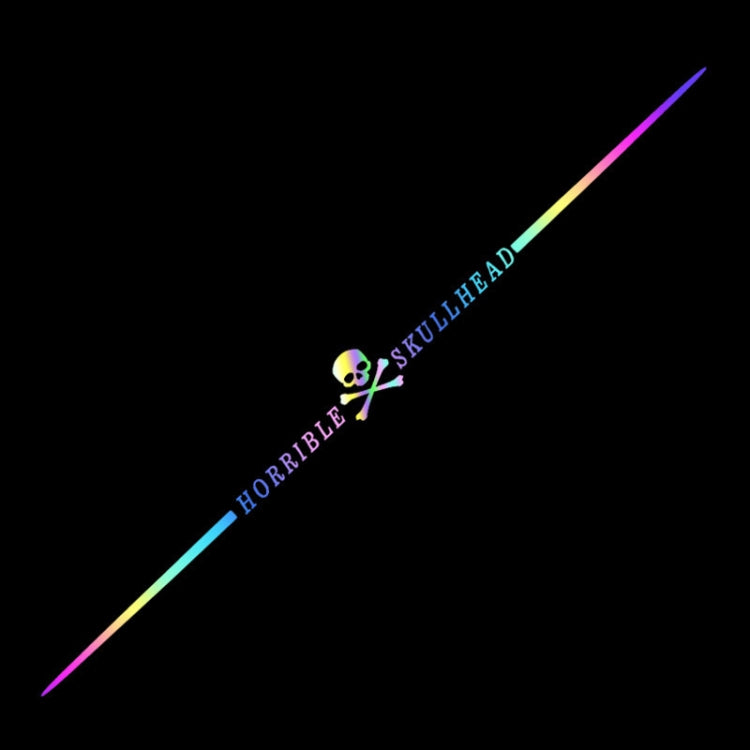 2pcs 60cm Colorful Laser Car Stickers Body Scratches Cover Car Stickers