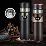 101-500ML Insulation Cup Tea Water Separation Tea Cup,Style:, Stainless Steel  Black, Stainless Steel  Coffee, Stainless Steel  Gray, Black+Gift Box, Coffee+Gift Box, Gray+Gift Box, Glass Black+Gift Box, Glass Coffee+Gift Box, Glass Gray+Gift Box      ...