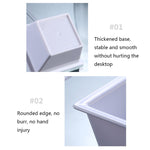 2 PCS Geometric Snack Plate, Small Quartet (White), Small Quartet (Transparent), Big Quartet (White), Big Quartet (Transparent), Hexagonal (Transparent), Quadrilateral (Transparent), Rectangular (Transparent)