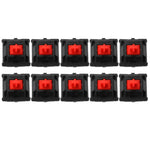 10PCS Cherry Shaft MX Switch Linear Mute Keyboard Shaft, Black Shaft, Red Shaft, Tea Shaft, Blue Shaft, White Shaft, Green Shaft, Silver Shaft, Mute Red Shaft, Mute Black Shaft