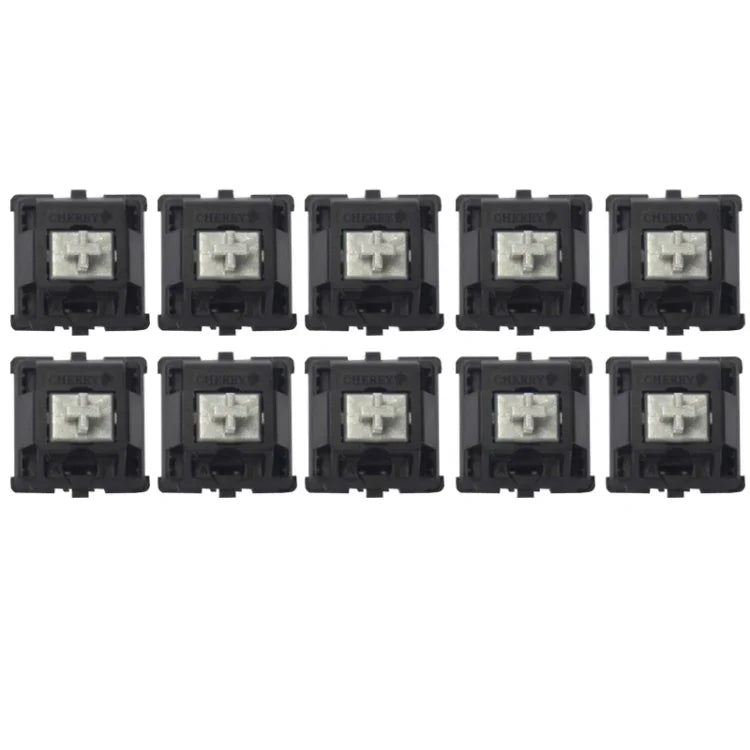 10PCS Cherry Shaft MX Switch Linear Mute Keyboard Shaft, Black Shaft, Red Shaft, Tea Shaft, Blue Shaft, White Shaft, Green Shaft, Silver Shaft, Mute Red Shaft, Mute Black Shaft