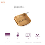 50pcs / Box Air Fryer Liner Baking Oil-absorbing Oil-proof Paper Tray, Normal Color 50 PCS, White 50 PCS