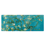 Am002 Large Oil Painting Desk Rubber Mouse Pad, 300x800x4mm Stitched Edges, 400x900x1.5mm No Stitched Edges, 400x900x3mm Stitched Edges, 400x900x2mm Stitched Edges, 300x800x2mm Stitched Edges