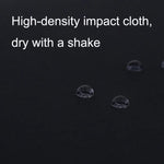 PARACHASE Solid Wood Bending Handle 10 Bone Three Fold Automatic Umbrella, Grey, Black, Navy
